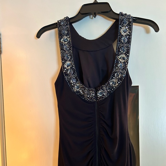 xscape blue dress